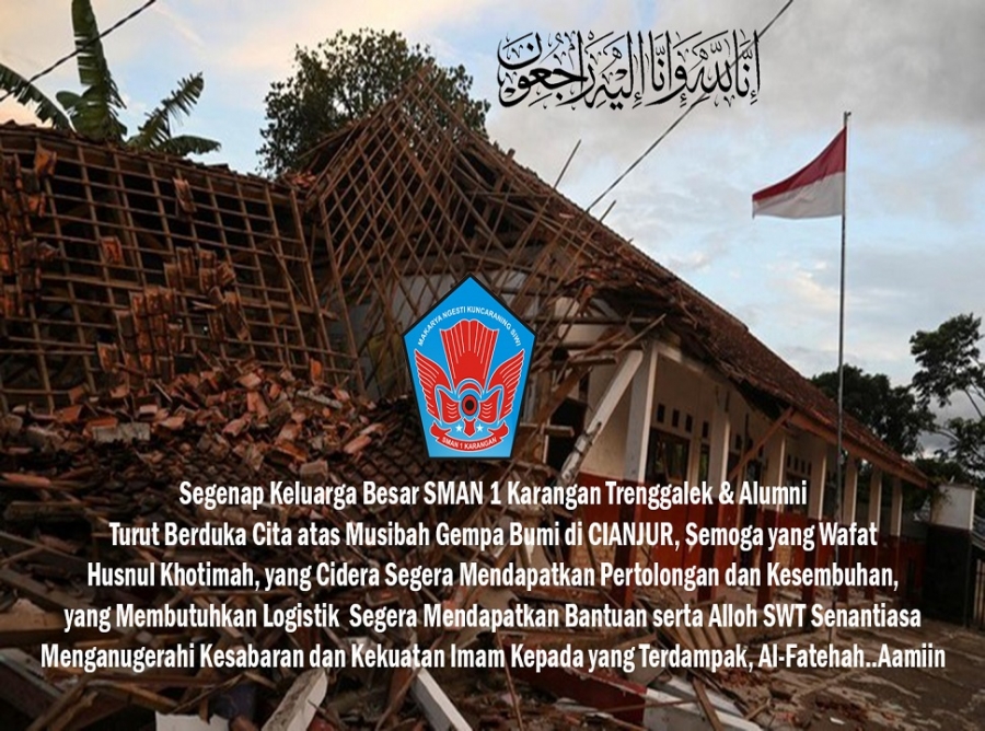 TURUT BERDUKA CITA ATAS MUSIBAH GEMPA BUMI CIANJUR