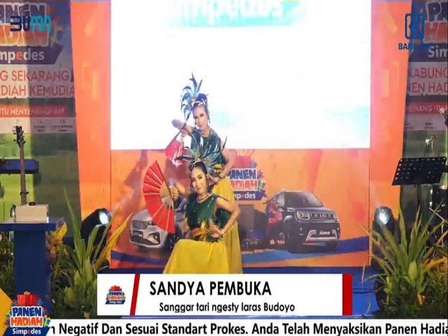 TARI SANDYA Pembuka Pada Acara Penarikan Undian Hadiah Simpedes BRI