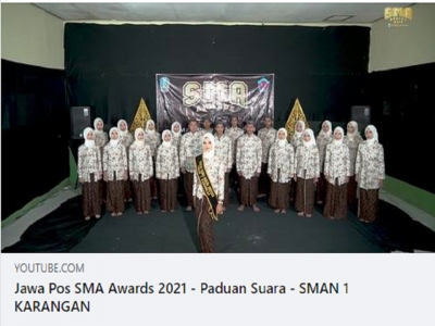 Jawa Pos SMA Awards 2021 - Paduan Suara - SMAN 1 KARANGAN