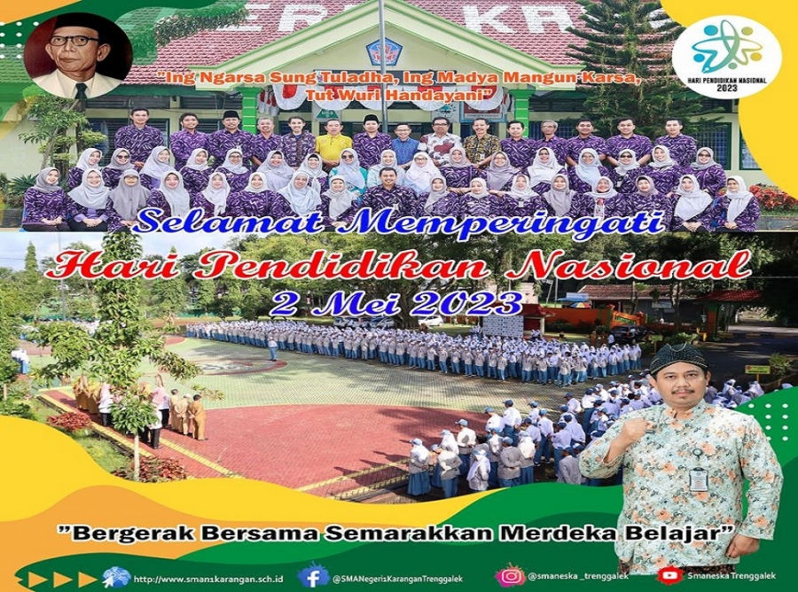 SELAMAT MEMPERINGATI HARDIKNAS 2 MEI 2023, SMANESKA
