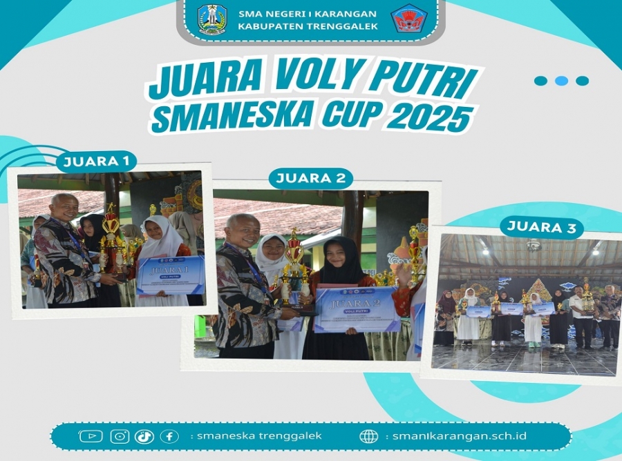 SELAMAT KEPADA JUARA VOLY PUTRI SMANESKA CUP 2025