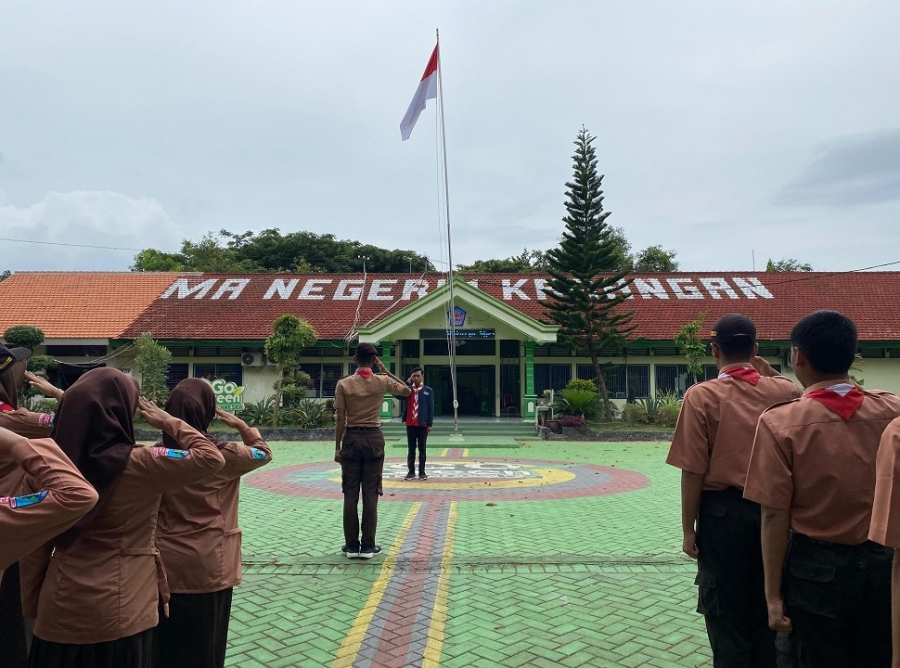 PRAMUKA WAJIB 01 NOVEMBER 2024 SMAN 1 KARANGAN BERJALAN LANCAR