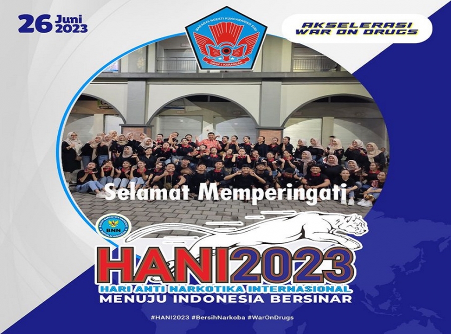 SELAMAT PERINGATI HARI ANTI NARKOTIKA INTERNASIONAL