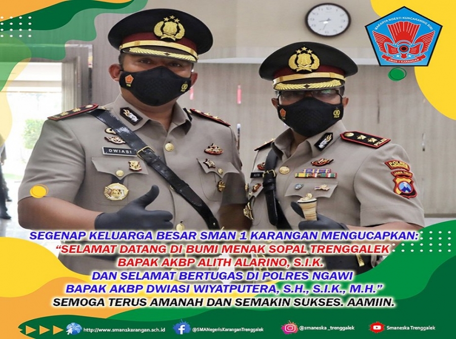 SELAMAT DATANG DI TRENGGALEK BAPAK AKBP ALITH ALARINO