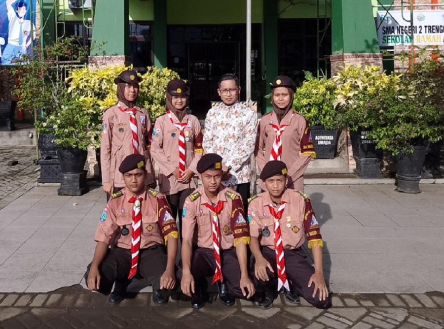 AMBALAN DEWAMADIEN IKUTI GIAT KWARCAB TRENGGALEK