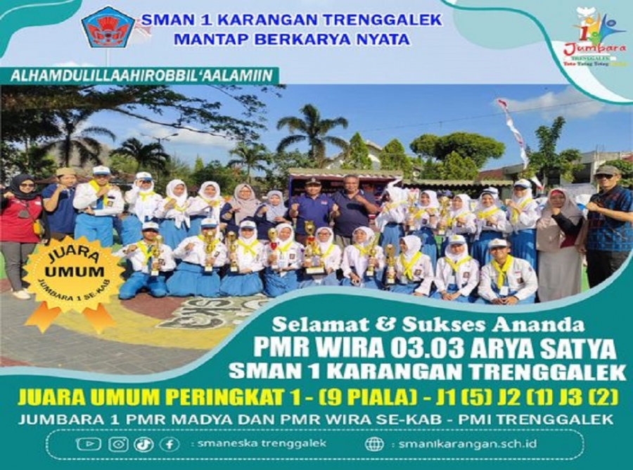 SMANESKA BORONG 9 PIALA PENGHARGAAN JUMBARA PMI 2023