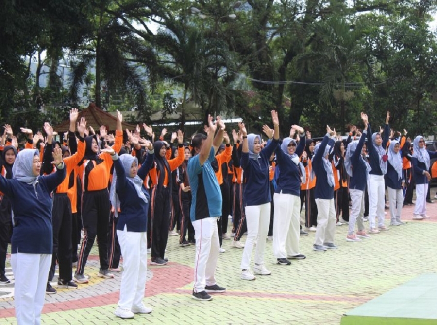 PUSKESMAS KARANGAN ADAKAN ACARA AKSI DI SMANESKA