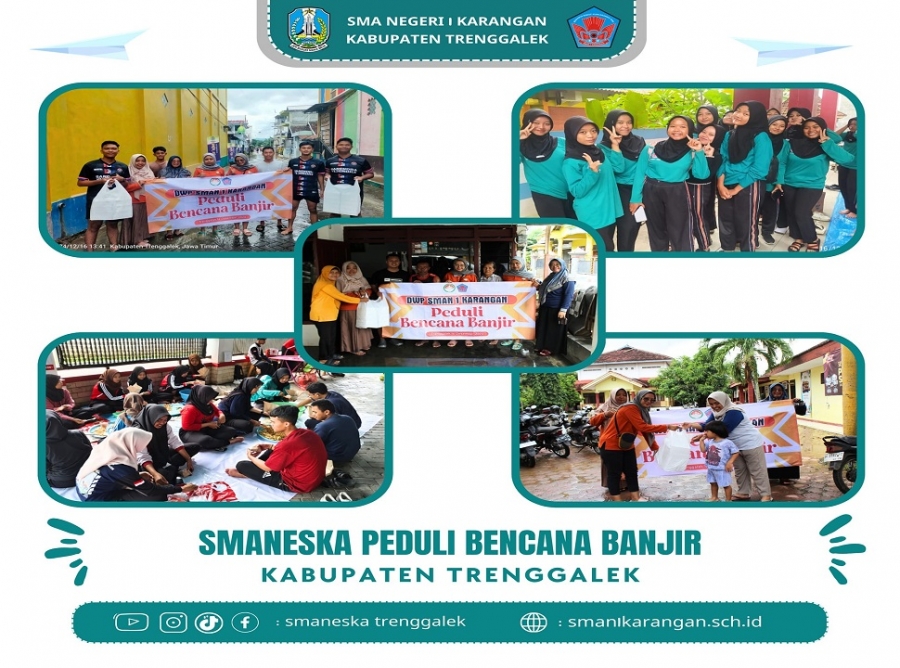 KELUARGA BESAR SMANESKA GELAR GIAT PEDULI BENCANA BANJIR