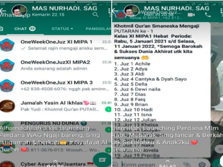 SMANESKA LAUNCHING GIAT "ONE WEEK ONE JUZ"