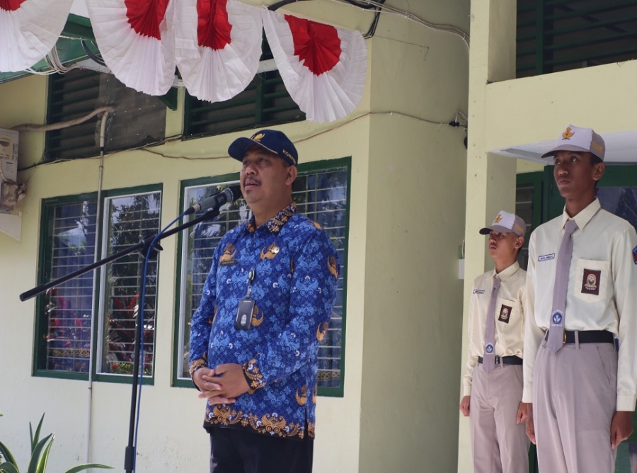 SMAN 1 KARANGAN GELAR UPACARA HARI KESAKTIAN PANCASILA