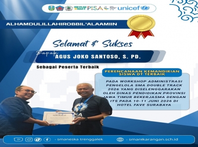 KEPALA SMANESKA RAIH PREDIKAT TERBAIK PADA WORKSHOP DT 2026