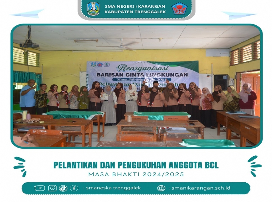 BCL SMANESKA SELENGGARAKAN REORGANISASI PENGURUS BARU