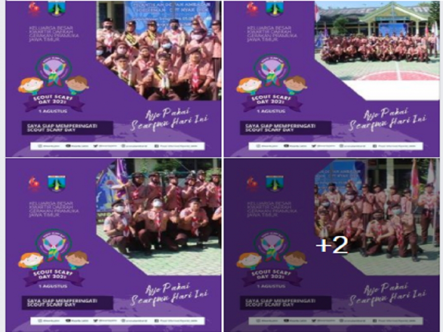#SCOUT SCARF DAY, 1 AGUSTUS 2021