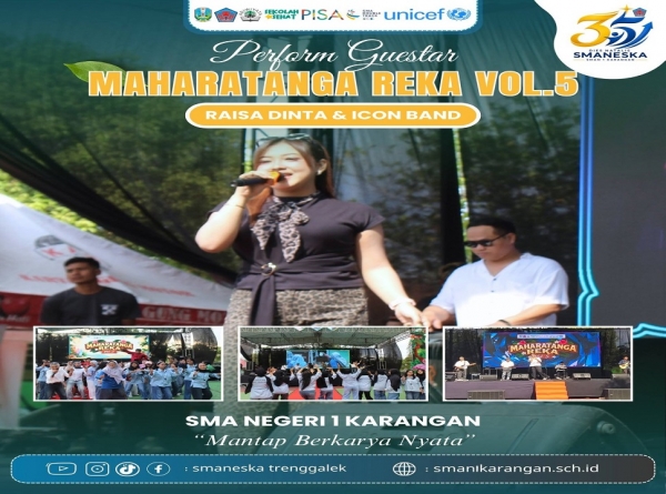 PERFORM GUESTAR DIESNATALIS KE-35 SMAN 1 KARANGAN TAMPIL MERIAH