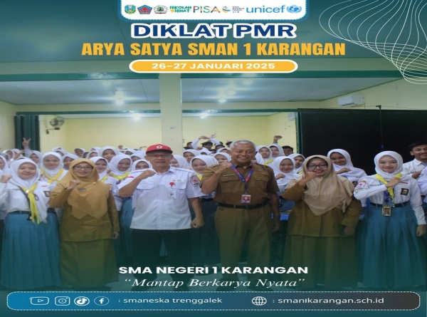 PMR WIRA ARYA SATYA SMAN 1 KARANGAN SUKSES GELAR DIKLAT PMR