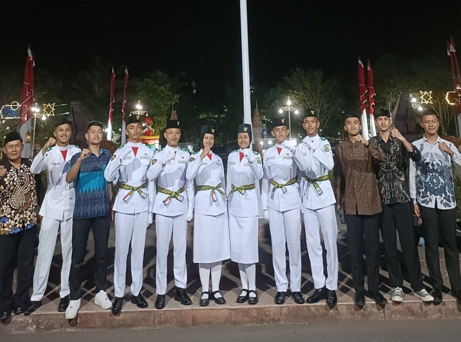 WABUP T-GALEK KUKUHKAN 6 PASKIBRAKA SMAN 1 KARANGAN 2024