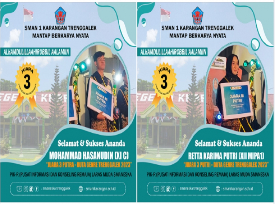 PRESTASI SMANESKA DALAM PEMILIHAN DUTA GENRE TAHUN 2023