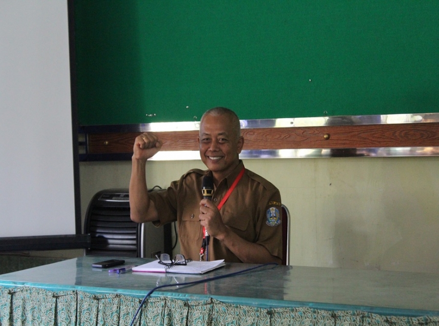 LAUNCHING KOMBEL SMAN 1 KARANGAN OLEH KEPALA SEKOLAH