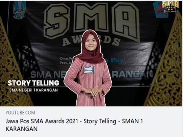 Jawa Pos SMA Awards 2021 - Story Telling - SMAN 1 KARANGAN