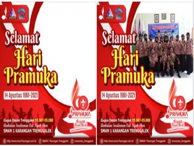 Peringatan Hari Pramuka Ke-60 (14 Agutus 1961~2021)