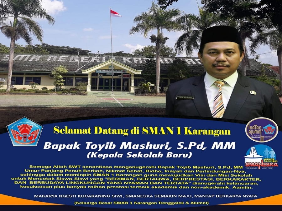 &ldquo;BAPAK TOYIB MASHURI, S.PD, MM&rdquo;, KEPALA SEKOLAH BARU