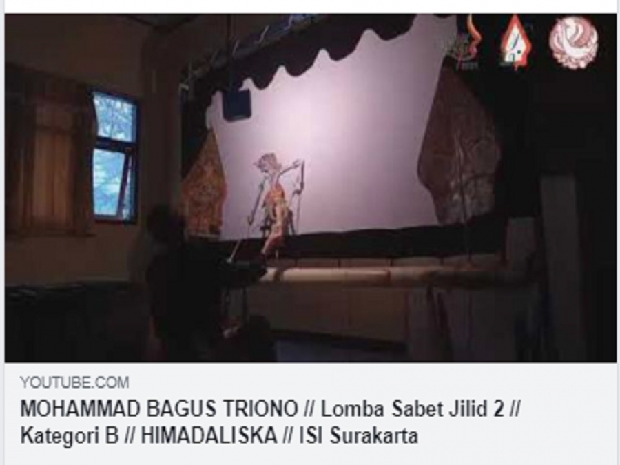#Lomba sabet Jilid 2 Kategori B ISI Surakarta https://youtu.be/ELGBhKD0ioI