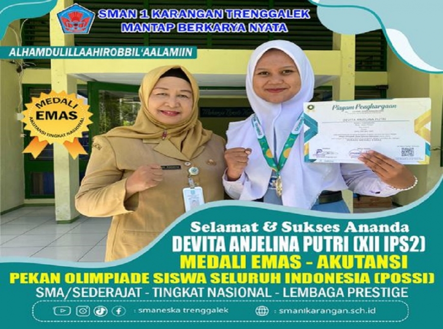 DEVITA XII (IPS2) SMANESKA RAIH MEDALI EMAS - AKUTANSI NAS 2023