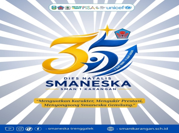 SELAMAT ULANG TAHUN KE-35 SMAN 1 KARANGAN PADA 1 JULI 2026