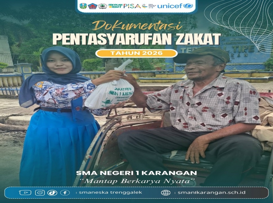 DOKUMENTASI PENTASYARUFAN ZAKAT TAHUN 2026 SMAN 1 KARANGAN