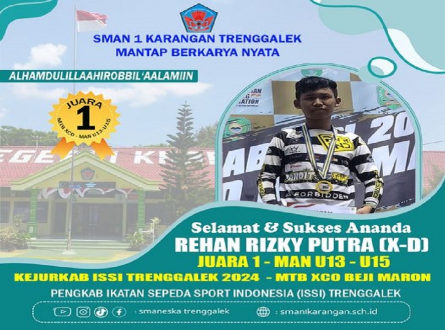 REHAN RIZKY P. (X-D) RAIH &ldquo;JUARA 1 KEJURKAB ISSI TRENGGALEK 2024