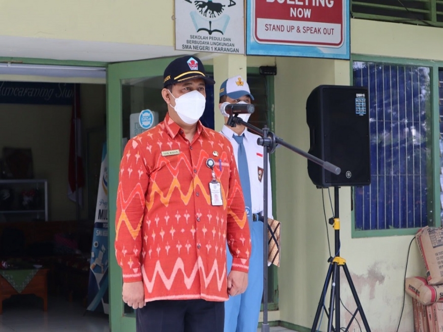 &ldquo;PELANTIKAN PENGURUS MPK DAN OSIS&rdquo; SMAN 1 KARANGAN