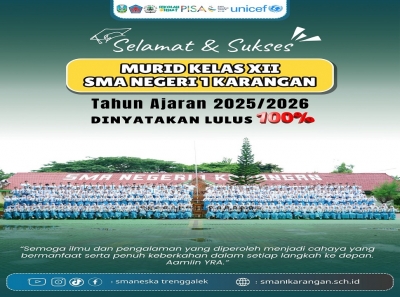 MURID KELAS XII SMANESKA TAHUN AJARAN 2025/2026 LULUS 100%
