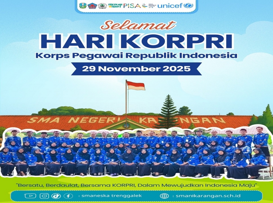 SMAN 1 KARANGAN UCAPKAN SELAMAT HARI KORPRI NASIONAL 2025.
