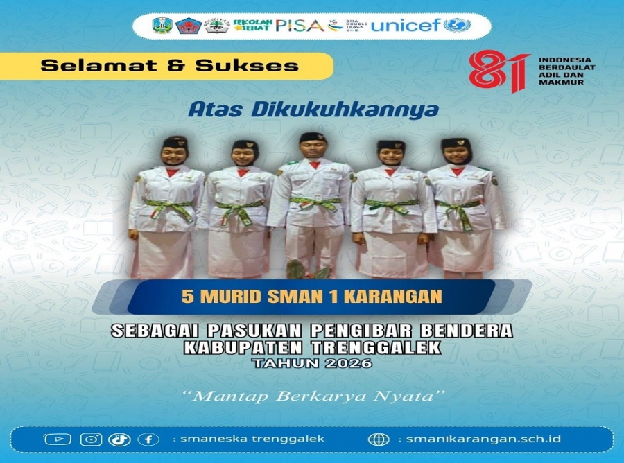 5 MURID SMANESKA DIKUKUHKAN SEBAGAI PASKIBRAKA 2026