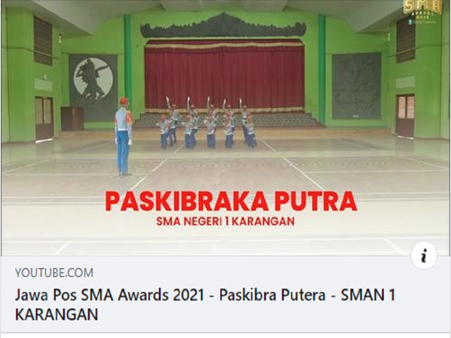 Jawa Pos SMA Awards 2021 - Paskibra Putera - SMAN 1 KARANGAN