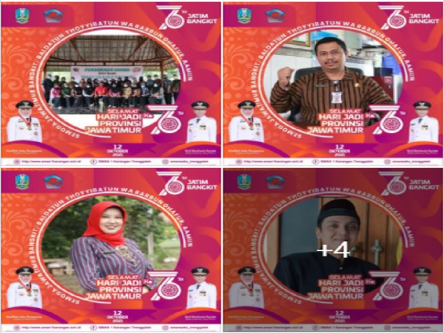 KAMI KELUARGA BESAR SMAN 1 KARANGAN TRENGGALEK DAN ALUMNI MENGUCAPKAN: