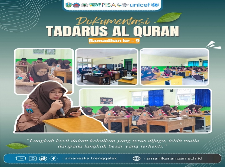 TADARUS AL-QUR&rsquo;AN RAMADHAN KE-9, SMAN 1 KARANGAN 2026
