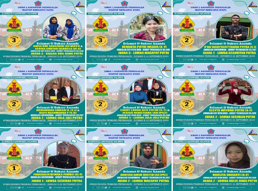 SMANESKA BORONG JUARA PADA KEMAH BUDAYA PRAMUKA KWARCAB T-GALEK