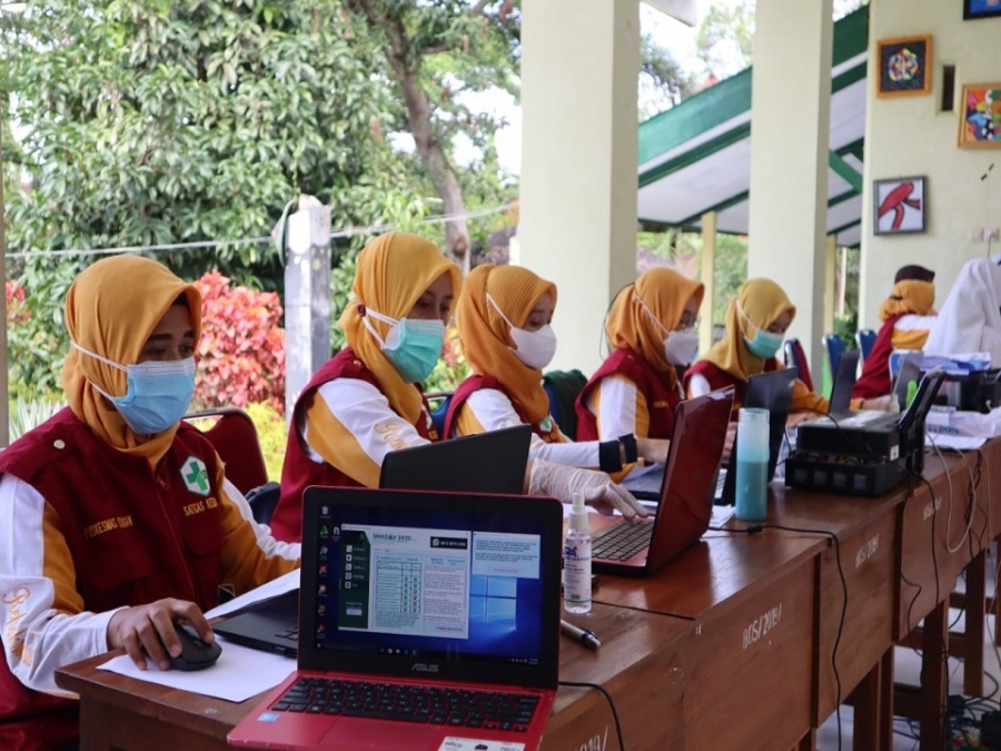 VAKSINASI DOSIS PERTAMA&rdquo; BAGI 89 SISWA-SISWI SMAN 1 KARANGAN