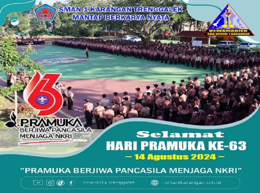 NYALAKAN BARA SEMANGAT PADA HUT PRAMUKA KE-63 TAHUN 2024