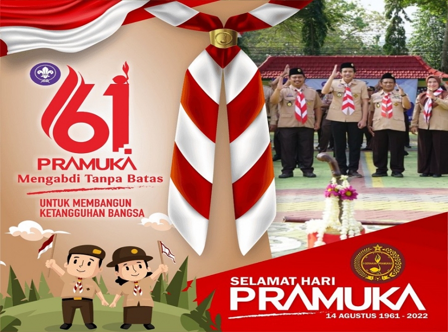 SELAMAT HARI PRAMUKA NASIONAL KE-61, 14 AGUSTUS 2022