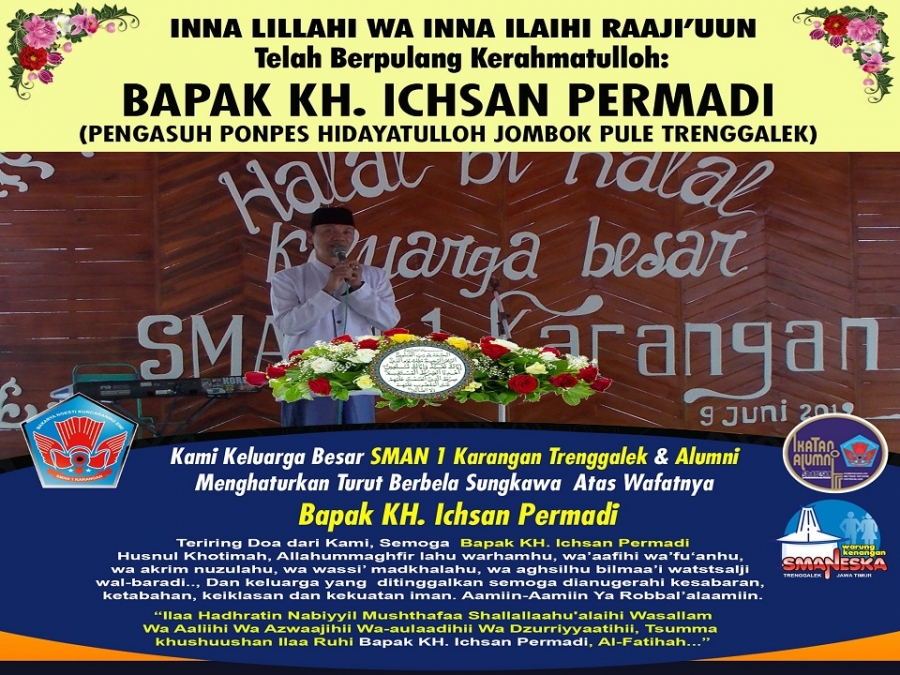 INNA LILLAHI WA INNA ILAIHI RAAJI&rsquo;UUN, TELAH BERPULANG KERAHMATULLOH