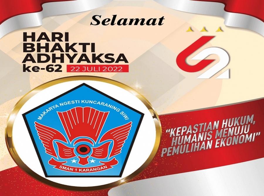 SELAMAT HARI BHAKTI ADHYAKSA Ke-62