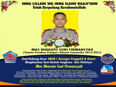 TELAH BERPULANG KERAHMATULLOH "MAS BHARATU SONI FIRMANSYAH