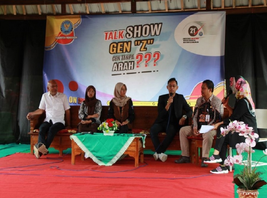 TALSK SHOW GEN &ldquo;Z&rdquo; KOLABORASI SMANESKA DENGAN BNNK TRENGGALEK