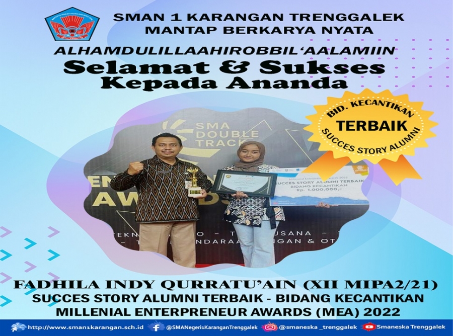 DOUBLE TRACK SMANESKA RAIH SUCCES STORY ALUMNI TERBAIK